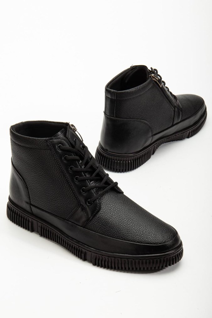 erkek siyah  Bot su geçirmez 1.sınıf malzeme magaza ürünüdür - Görsel 4