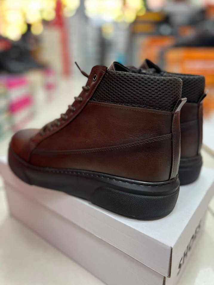 Kahverengi Bağcıklı Erkek Günlük Bot - Görsel 4