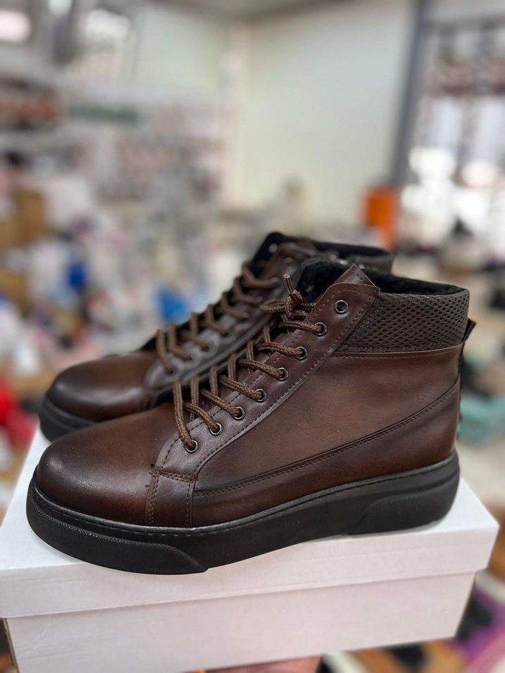 Kahverengi Bağcıklı Erkek Günlük Bot - Görsel 2