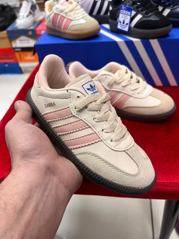 Kız Çocuk Pembe Samba Spor Ayakkabı 21 22 23 24 25 31 32 33 - Görsel 2