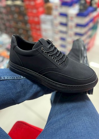 Siyah Bağcıklı Erkek Günlük Ayakkabı - Görsel 2