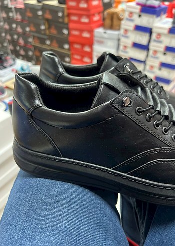 Siyah Bağcıklı Erkek Günlük Ayakkabı - Görsel 2