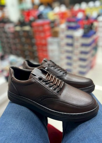 Koyu Kahverengi Bağcıklı Erkek Günlük Ayakkabı - Görsel 3