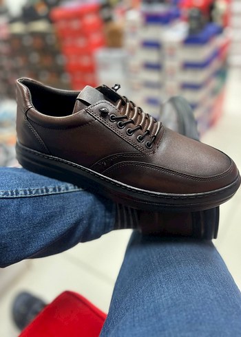 Kahverengi Bağcıklı Erkek Günlük Ayakkabı - Görsel 2