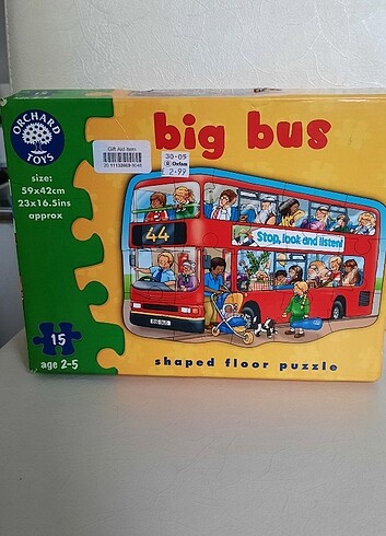 Big Bus Puzzle 