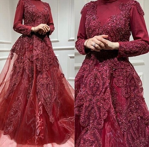 bordo abiye