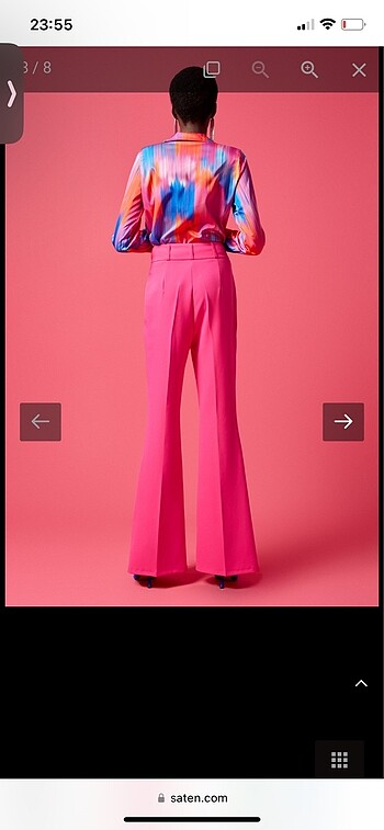 Saten Sateen Pantolon
