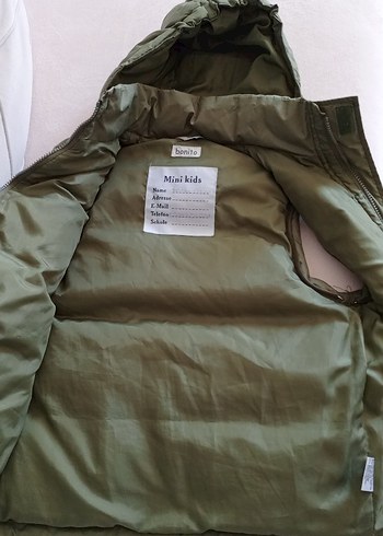 Kapüşonlu Erkek Çocuk Yelek - Görsel 3