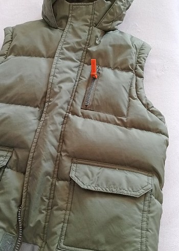 Kapüşonlu Erkek Çocuk Yelek - Görsel 2