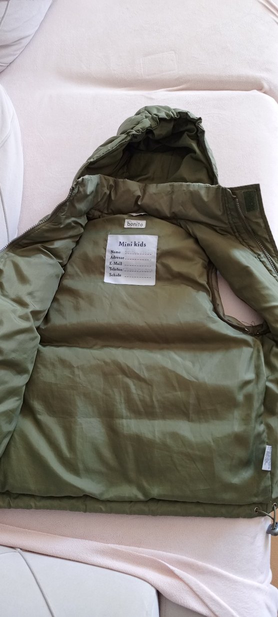 Kapüşonlu Erkek Çocuk Yelek - Görsel 3