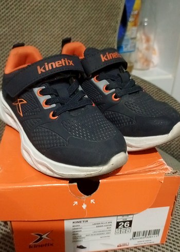 Kinetix Gri Turuncu Erkek Çocuk Spor Ayakkabı - Görsel 2