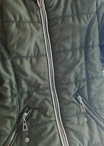 Fermuarlı Kadın Kışlık Ceket - Görsel 4