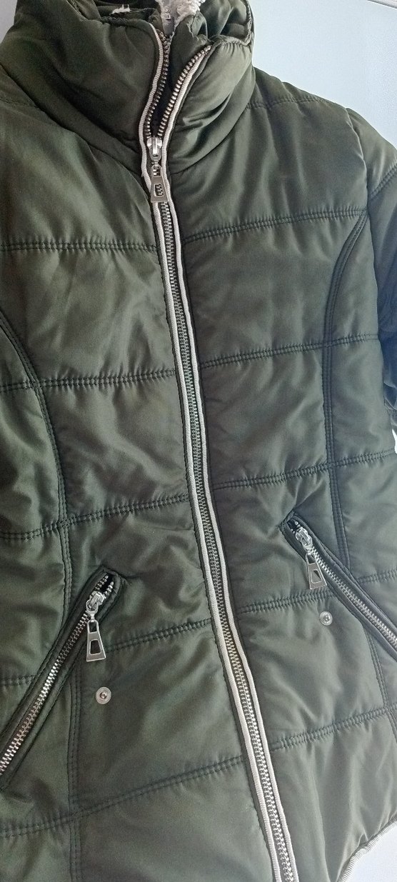 Fermuarlı Kadın Kışlık Ceket - Görsel 4