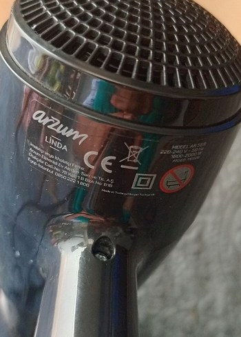 Siyah Arzum Linda Saç Kurutma Makinesi - Görsel 4