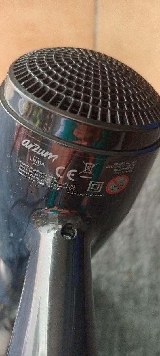 Siyah Arzum Linda Saç Kurutma Makinesi - Görsel 4