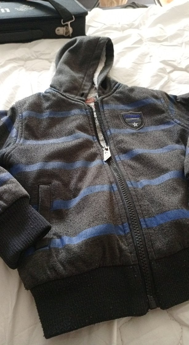 Kapüşonlu Fermuarlı Ceket - Görsel 2