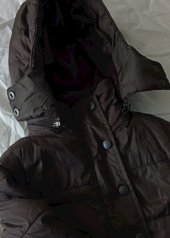 Kahverengi Düğmeli çocuk Mont - Görsel 3