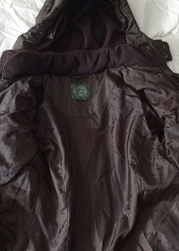 Kahverengi Düğmeli çocuk Mont - Görsel 5