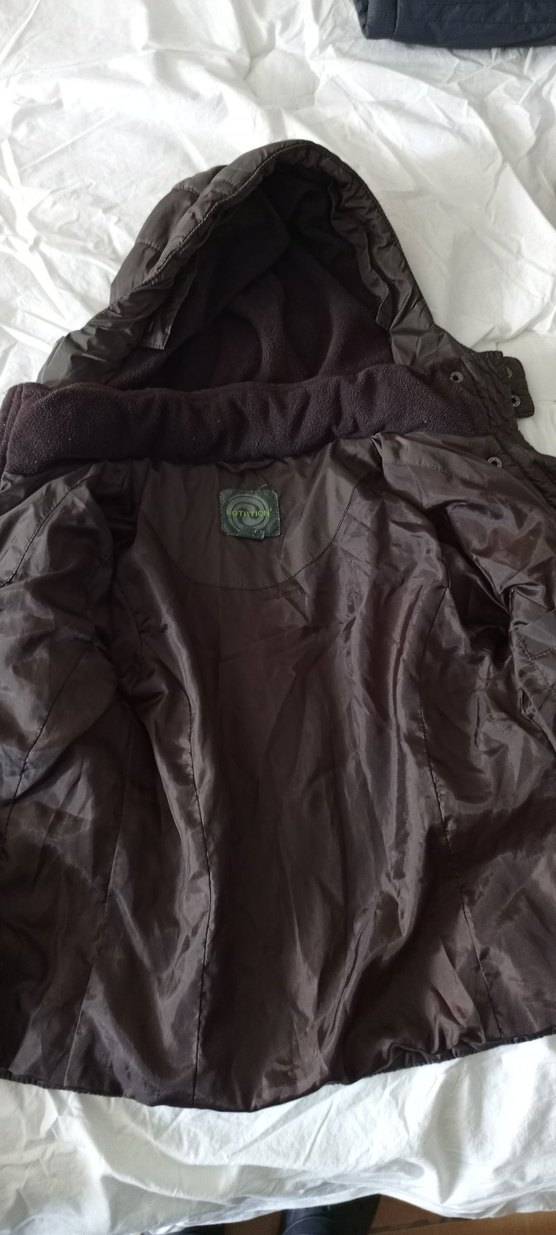 Kahverengi Düğmeli çocuk Mont - Görsel 5