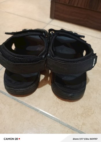 36 Beden siyah Renk 2 adet Erkek Çocuk Sandalet
