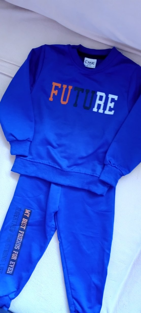 Erkek Çocuk Mavi Takım - Görsel 3