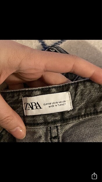 m Beden gri Renk Zara Geniş Paça Pantolon