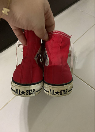 37 Beden Kırmızı converse