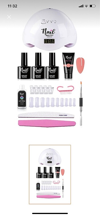 protez tırnak set