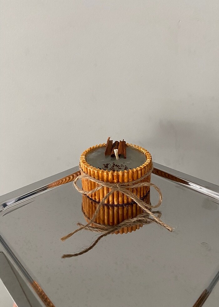 El Yapımı Tasarım Mum - Görsel 2