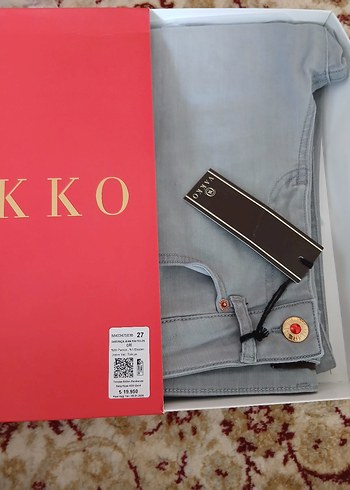 Vakko Bayan 27 Cm Bel Olcusu Gri Ozel Seri Bayan Pantolon