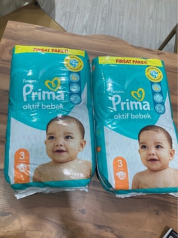 2 paket bebek bezi