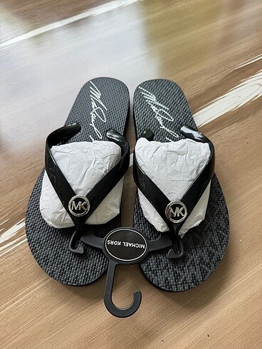 38,5 Beden Michael Kors Flip Flop Terlik Orjinal Siyah