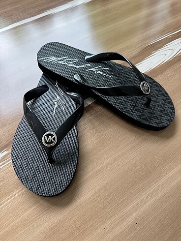 Michael Kors Michael Kors Flip Flop Terlik Orjinal Siyah