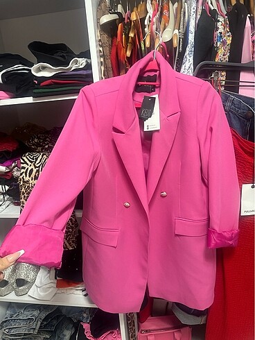 Pembe blazer