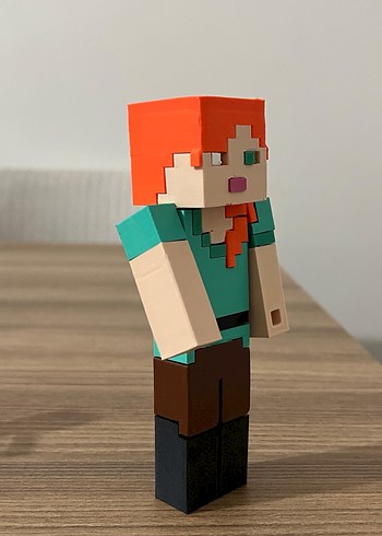 Minecraft alex figür - Görsel 2