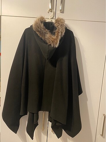 Dewberry Kadın Kaşe Panço - Görsel 6