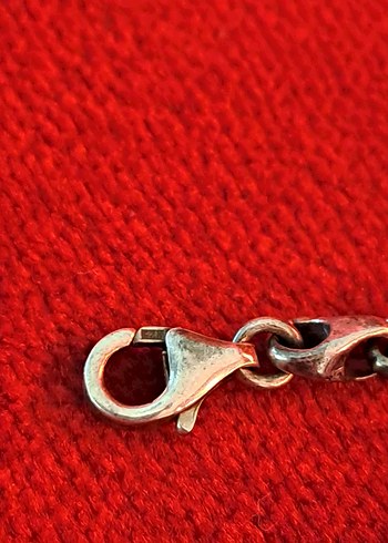 el yapımı usta işçilikli gümüş mühür formunda zincir - Görsel 7