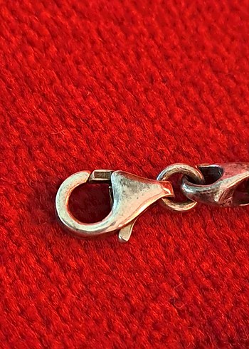 el yapımı usta işçilikli gümüş mühür formunda zincir - Görsel 8