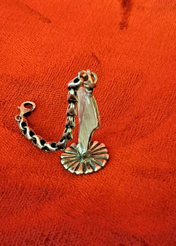 el yapımı usta işçilikli gümüş mühür formunda zincir - Görsel 3