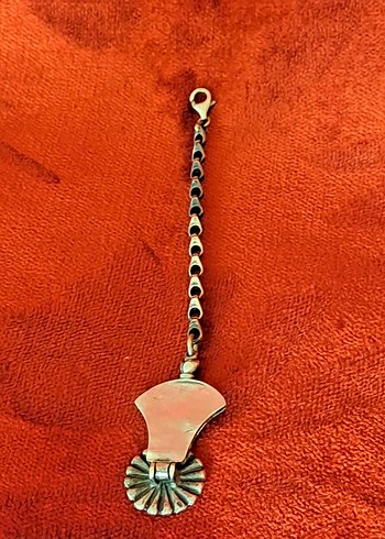 el yapımı usta işçilikli gümüş mühür formunda zincir - Görsel 2