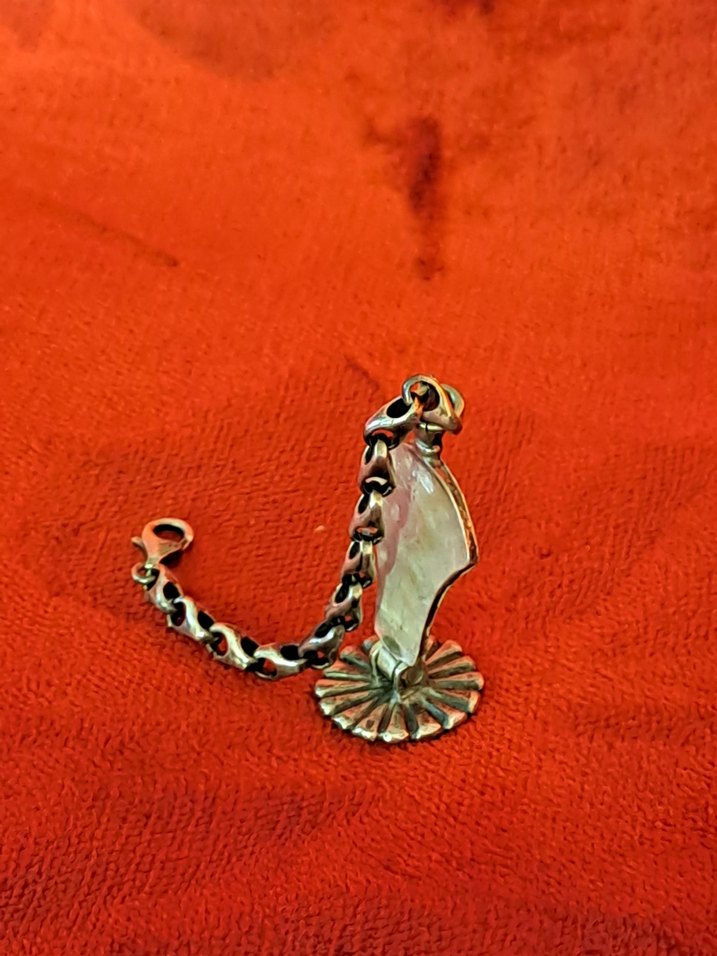 el yapımı usta işçilikli gümüş mühür formunda zincir - Görsel 5