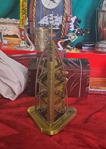 Bronz Renkli Modern Burj Dubai kule - Görsel 3