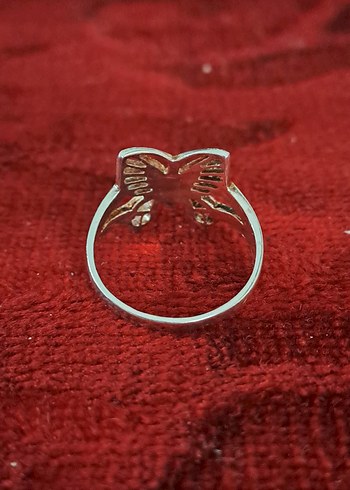Kelebek Detaylı Bohem gümüş Kadın Yüzük - Görsel 3