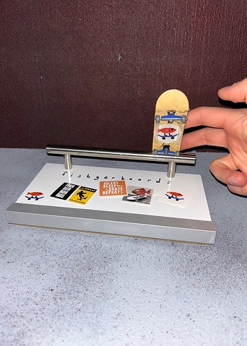 Parmak Kaykay Rampası Fingerboard mini kaykay spot Fishgerboards - Görsel 2