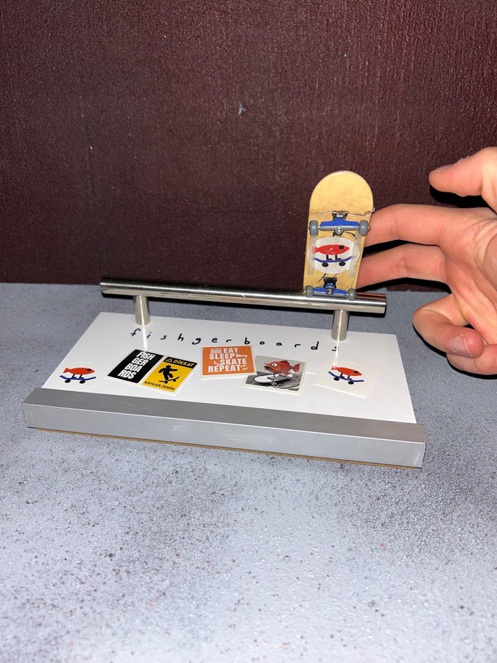 Parmak Kaykay Rampası Fingerboard mini kaykay spot Fishgerboards - Görsel 2