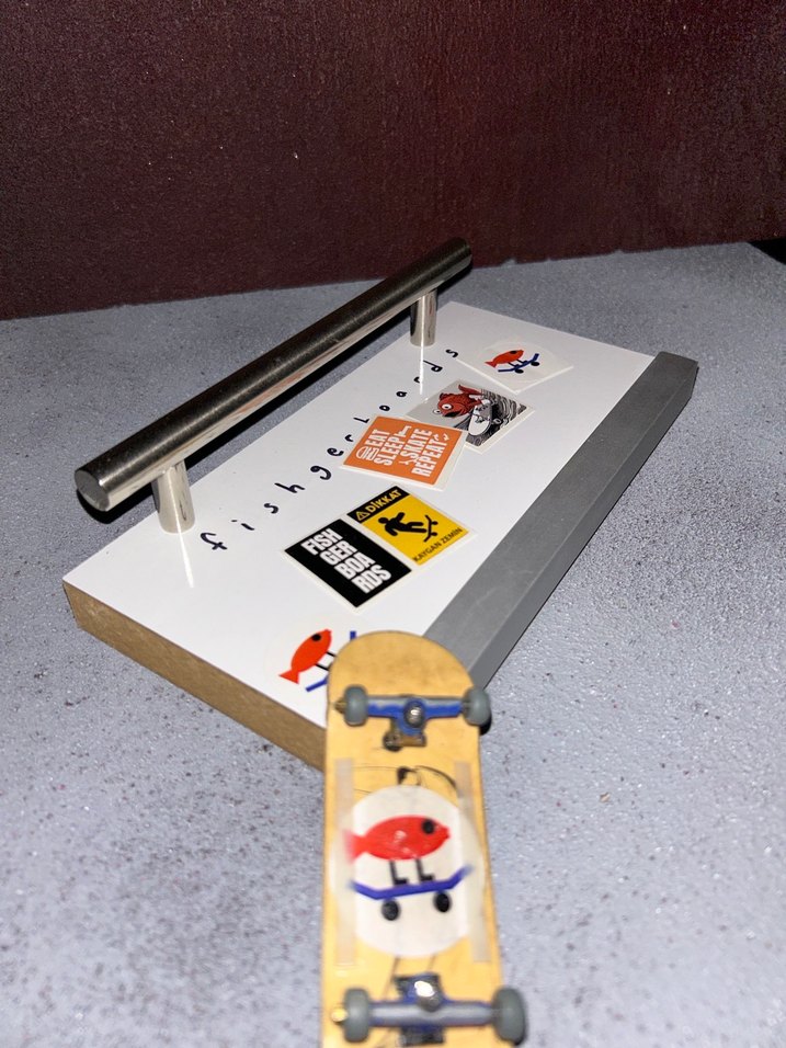 Parmak Kaykay Rampası Fingerboard mini kaykay spot Fishgerboards - Görsel 5