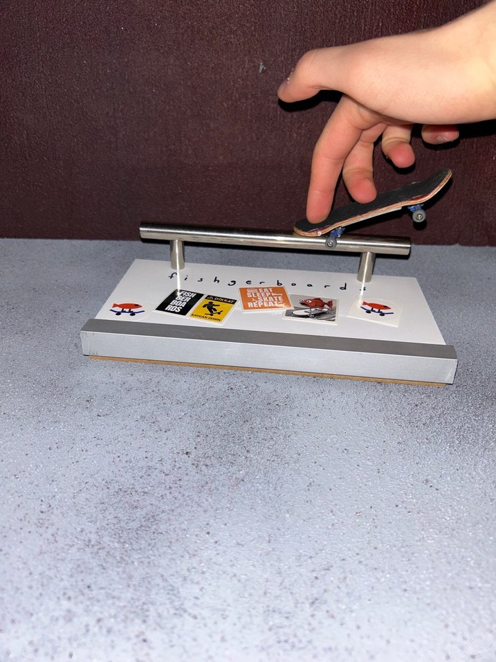 Parmak Kaykay Rampası Fingerboard mini kaykay spot Fishgerboards - Görsel 3