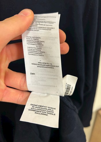 orjinal kiğılı boğazlı kazak lacivert - Görsel 5