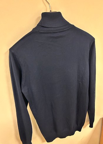 orjinal kiğılı boğazlı kazak lacivert - Görsel 9