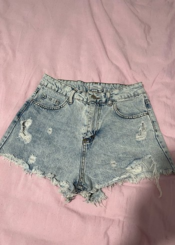 Kadın Mini Denim Şort - Görsel 2